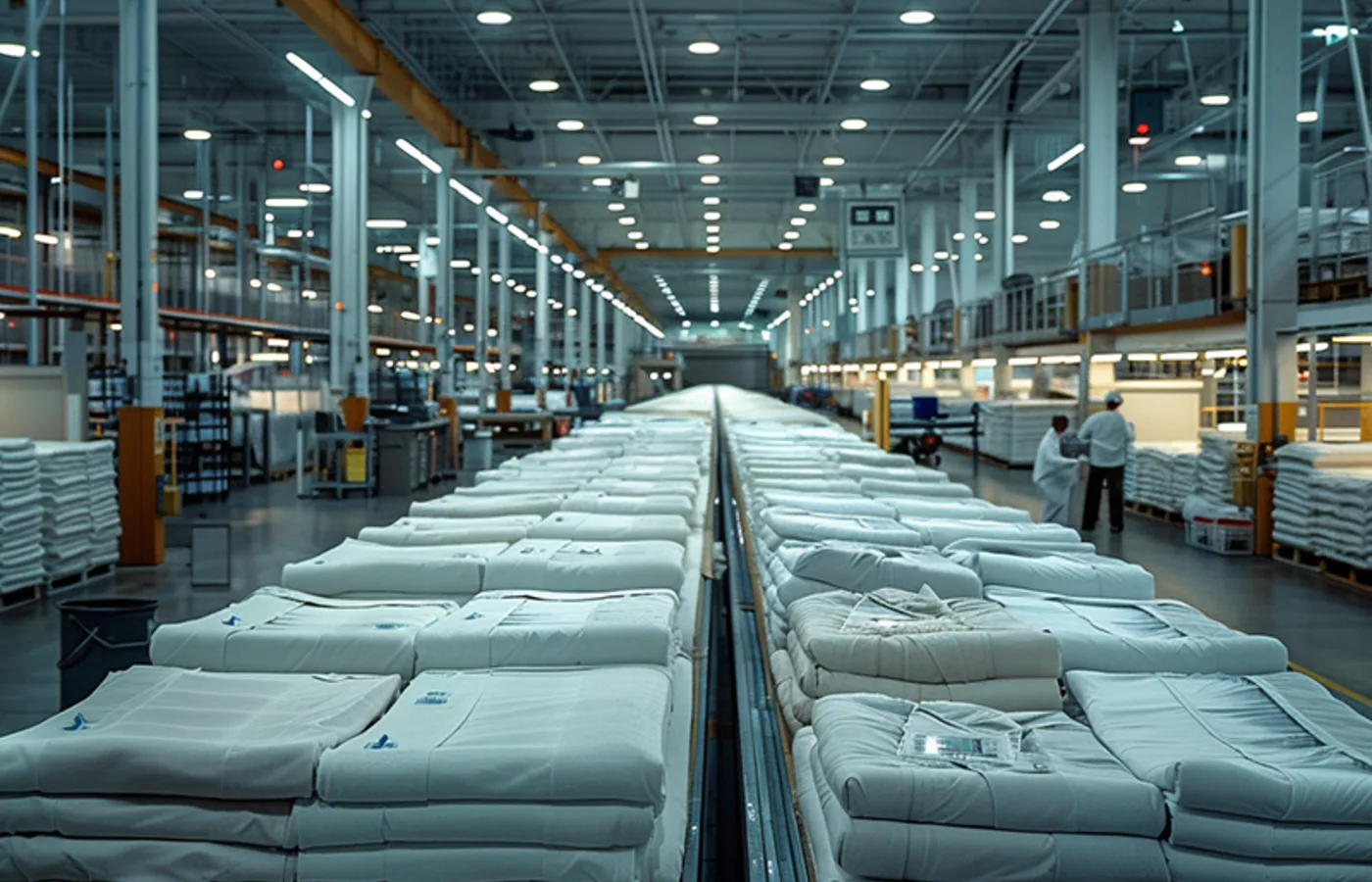 RFID-enabled laundry and linen processing facility